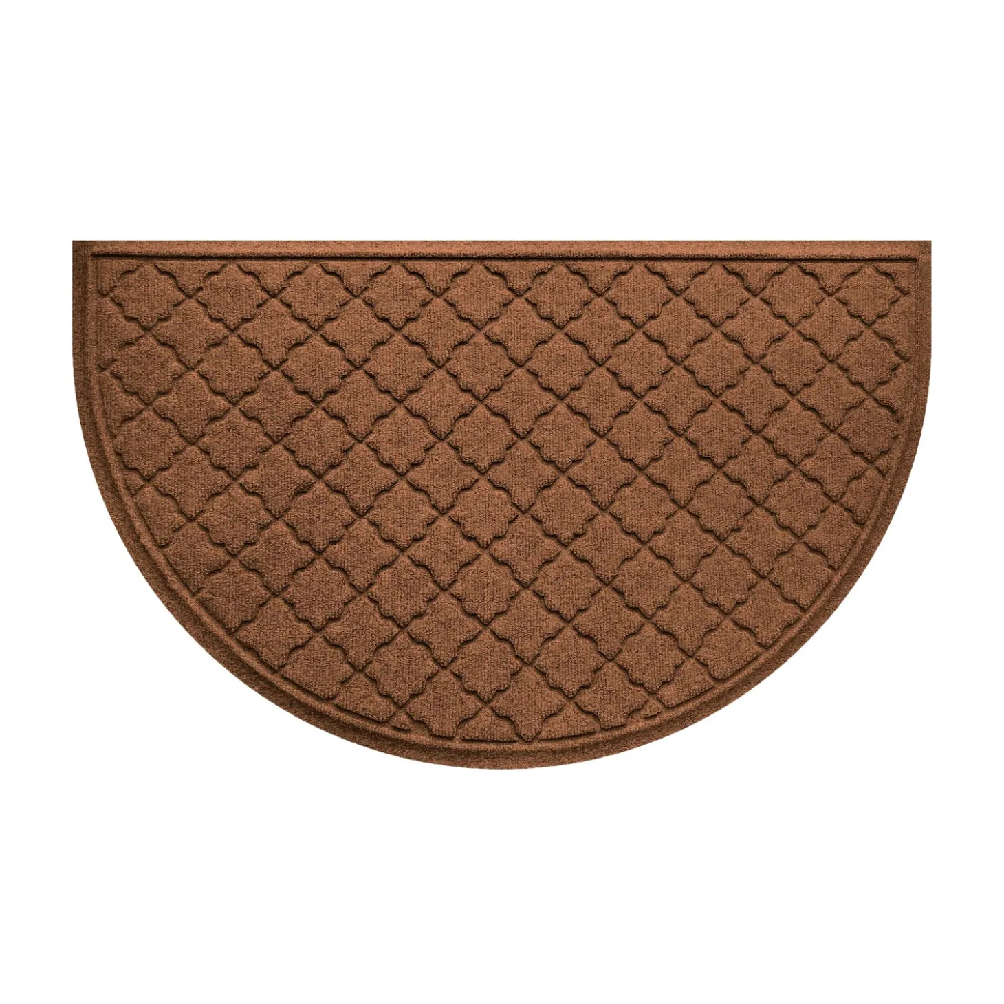 Waterhog Doormats>Plow & Hearth WaterHog Cordova 24"x39" Half Round Indoor Outdoor Doormat