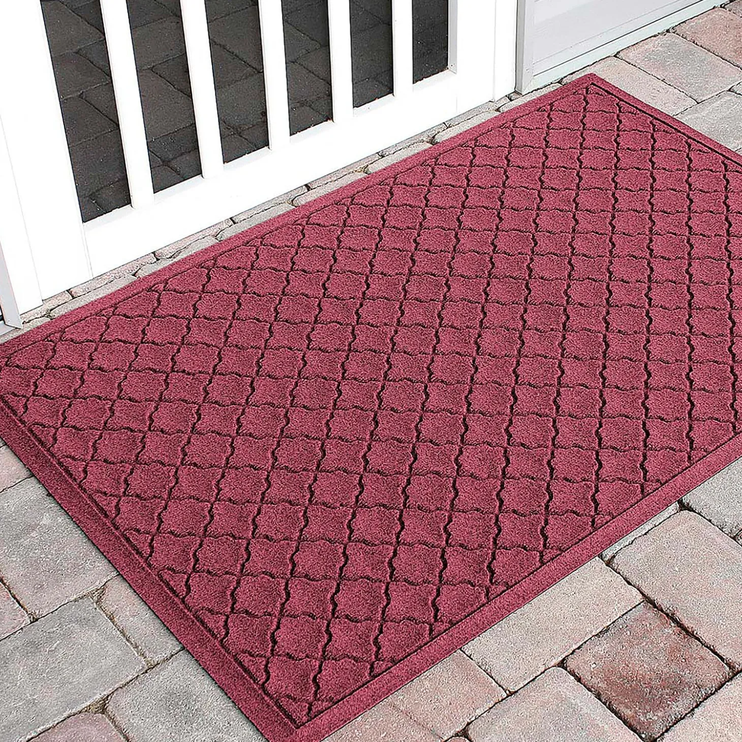 Waterhog Doormats>Plow & Hearth Waterhog Indoor/Outdoor Geometric Doormat, 2' x 3'