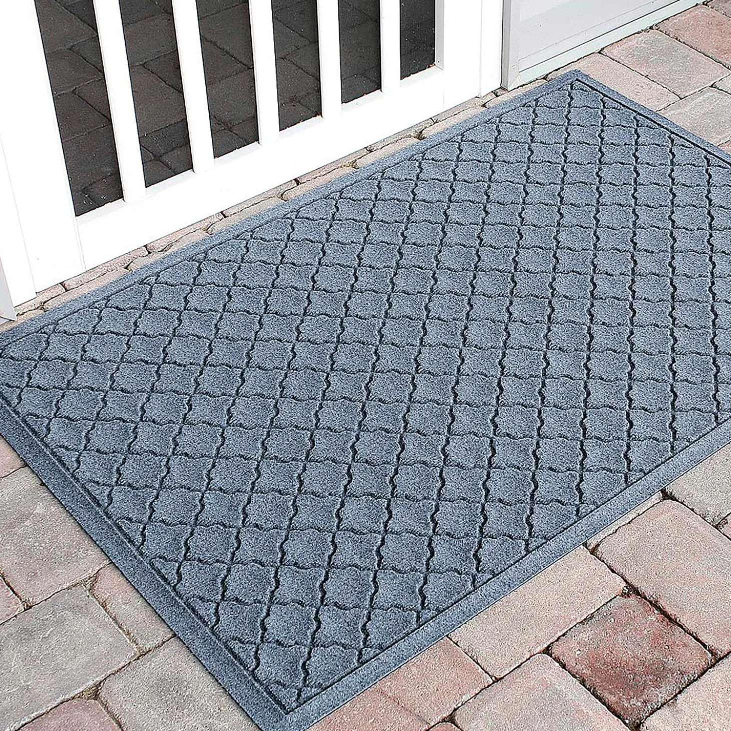 Waterhog Doormats>Plow & Hearth Waterhog Indoor/Outdoor Geometric Doormat, 2' x 3'