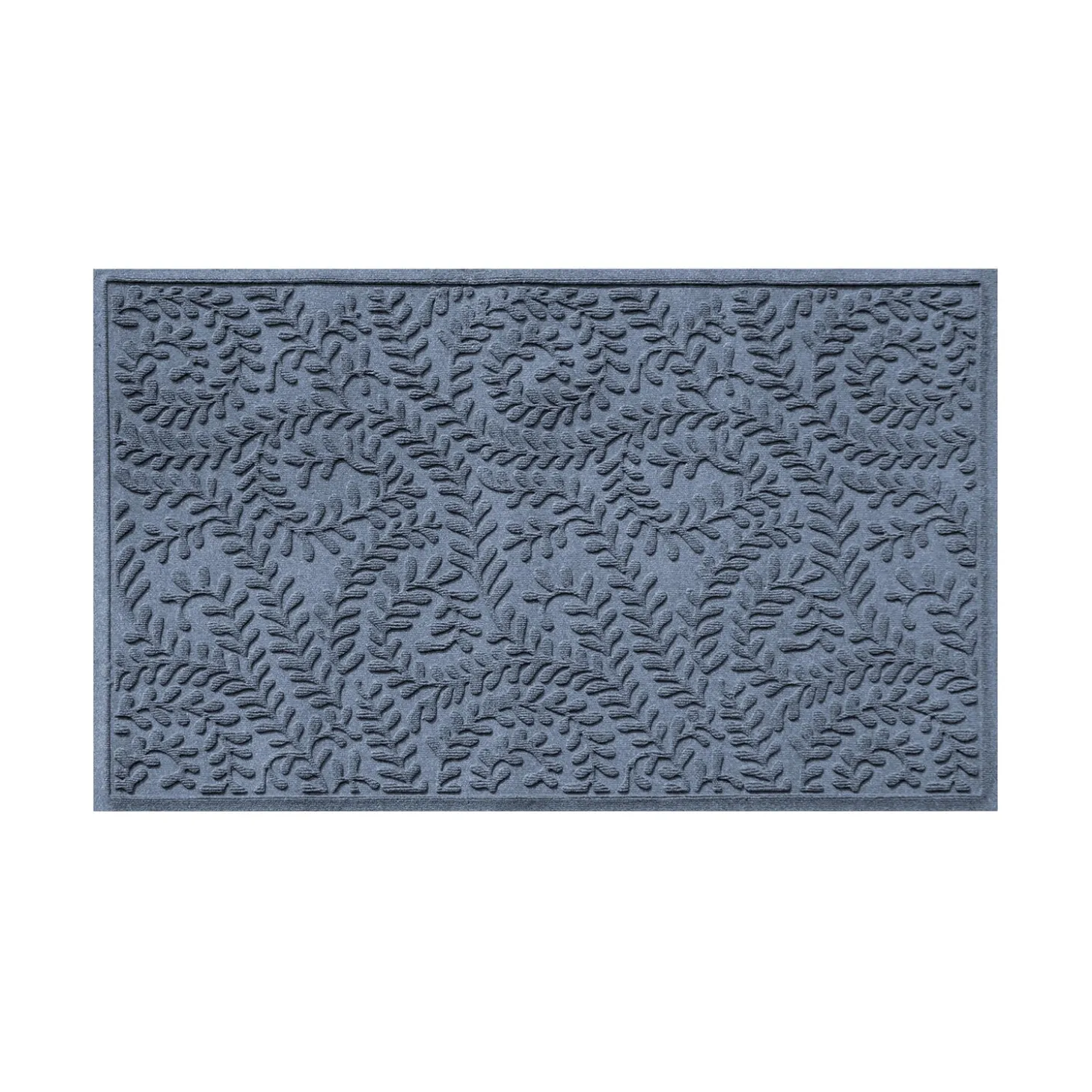 Waterhog Doormats>Plow & Hearth Waterhog Indoor/Outdoor Leaves Doormat, 22" x 60"