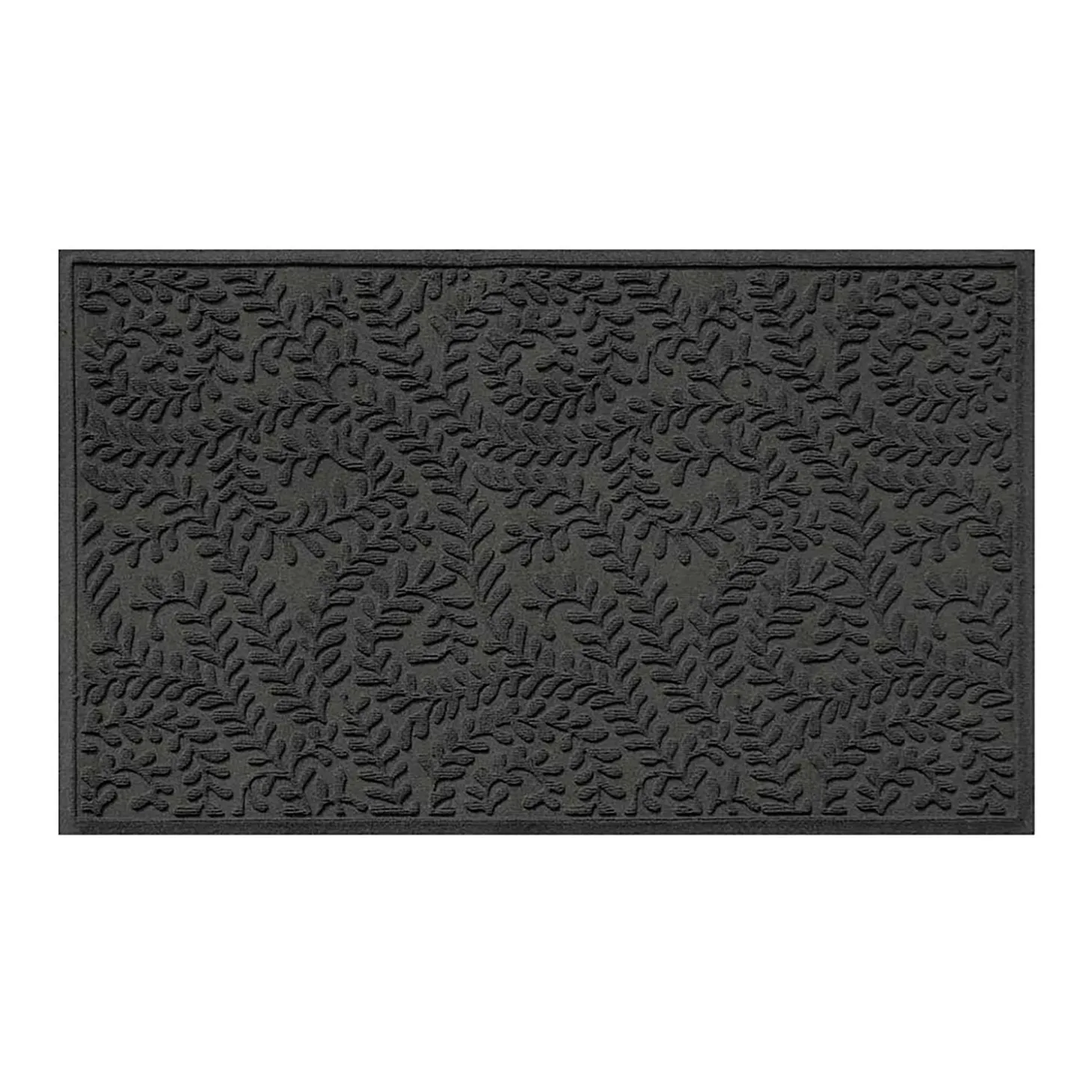 Waterhog Doormats>Plow & Hearth Waterhog Indoor/Outdoor Leaves Doormat, 22" x 60"