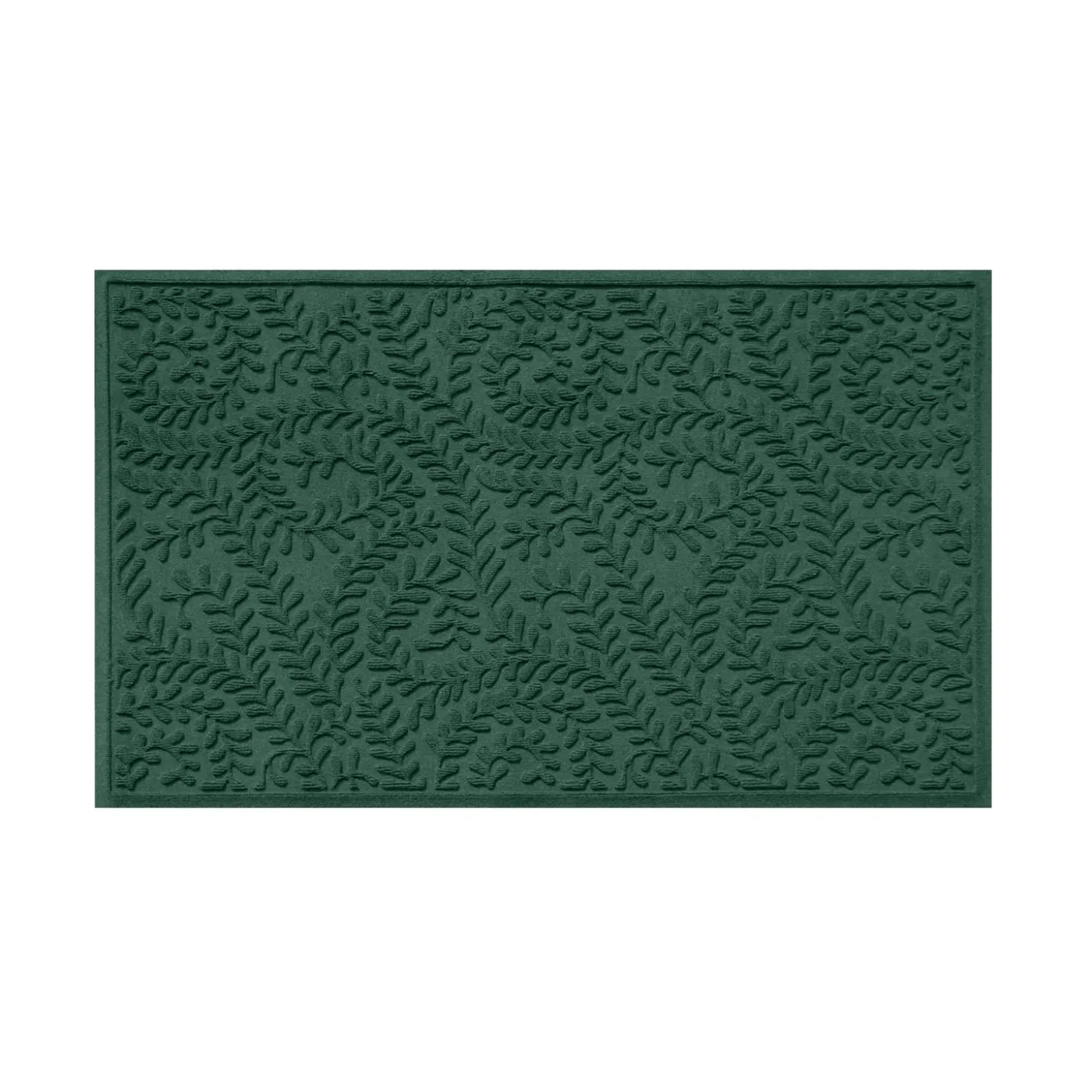Waterhog Doormats>Plow & Hearth Waterhog Indoor/Outdoor Leaves Doormat, 22" x 60"