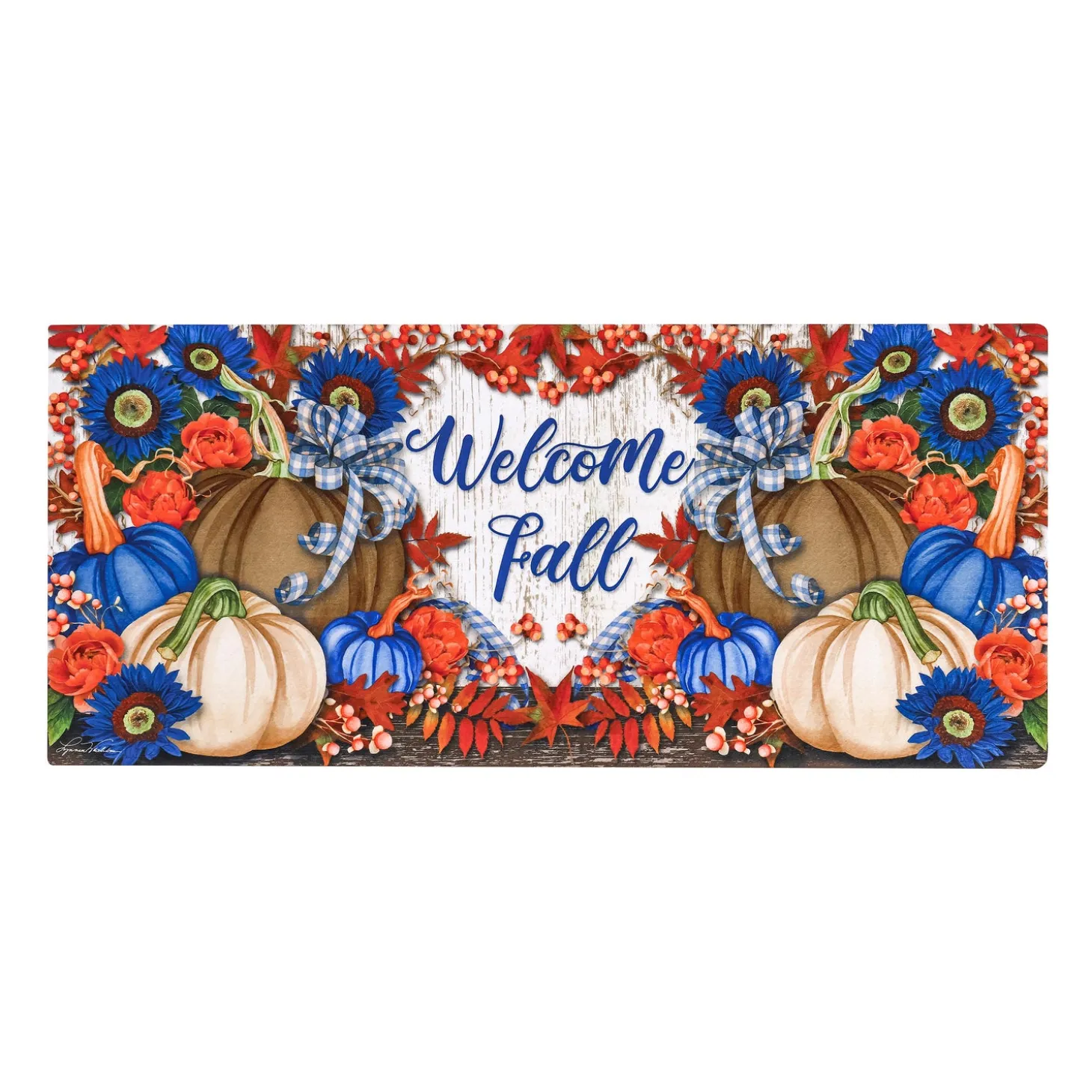 Interchangeable Mats>Plow & Hearth Welcome Fall Sassafras Switch Mat