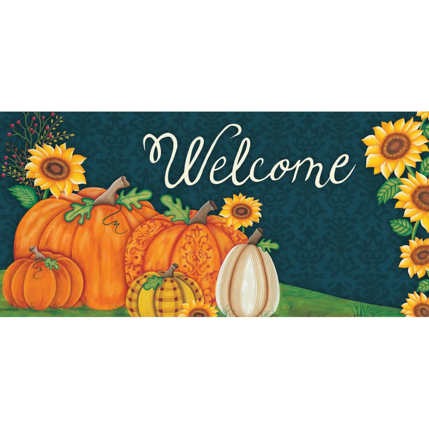 Interchangeable Mats>Plow & Hearth Welcome Fall Sassafras Switch Mat