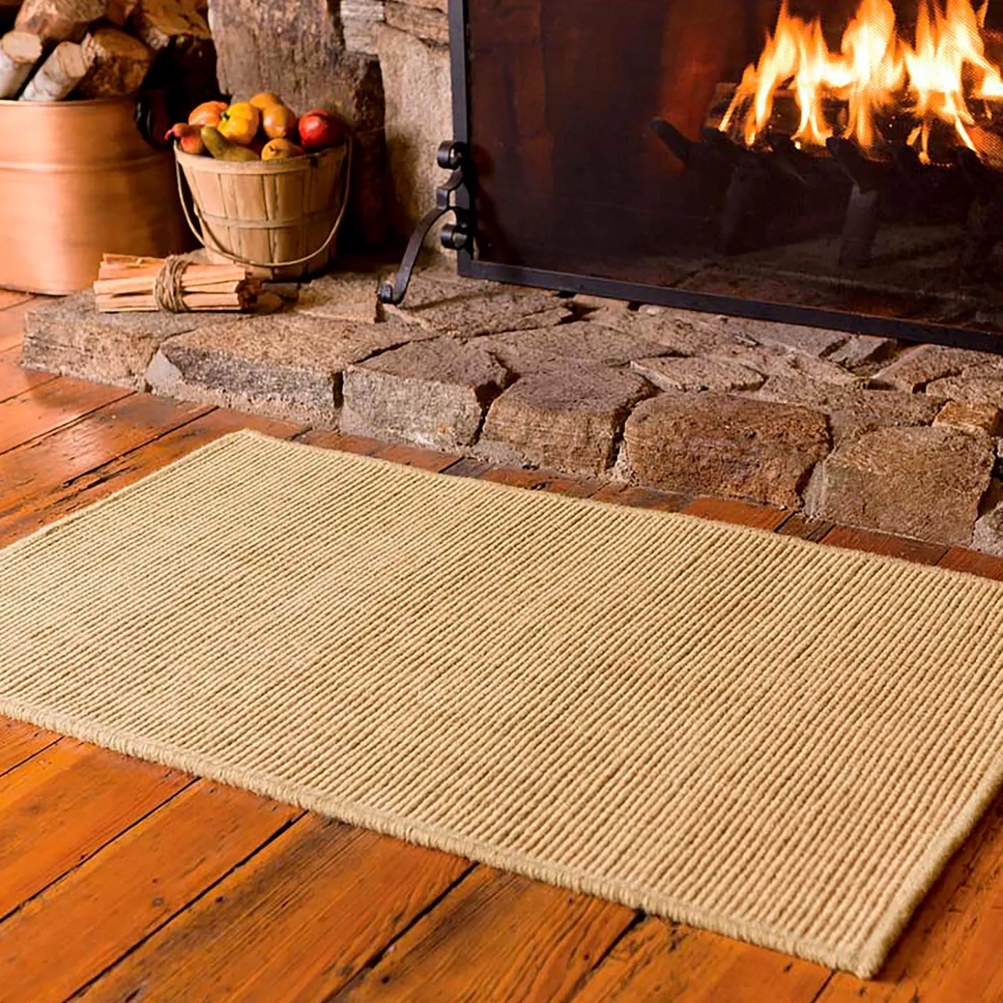 Area Rugs>Plow & Hearth Wool Blend Dalton Rug, 9' x 13'