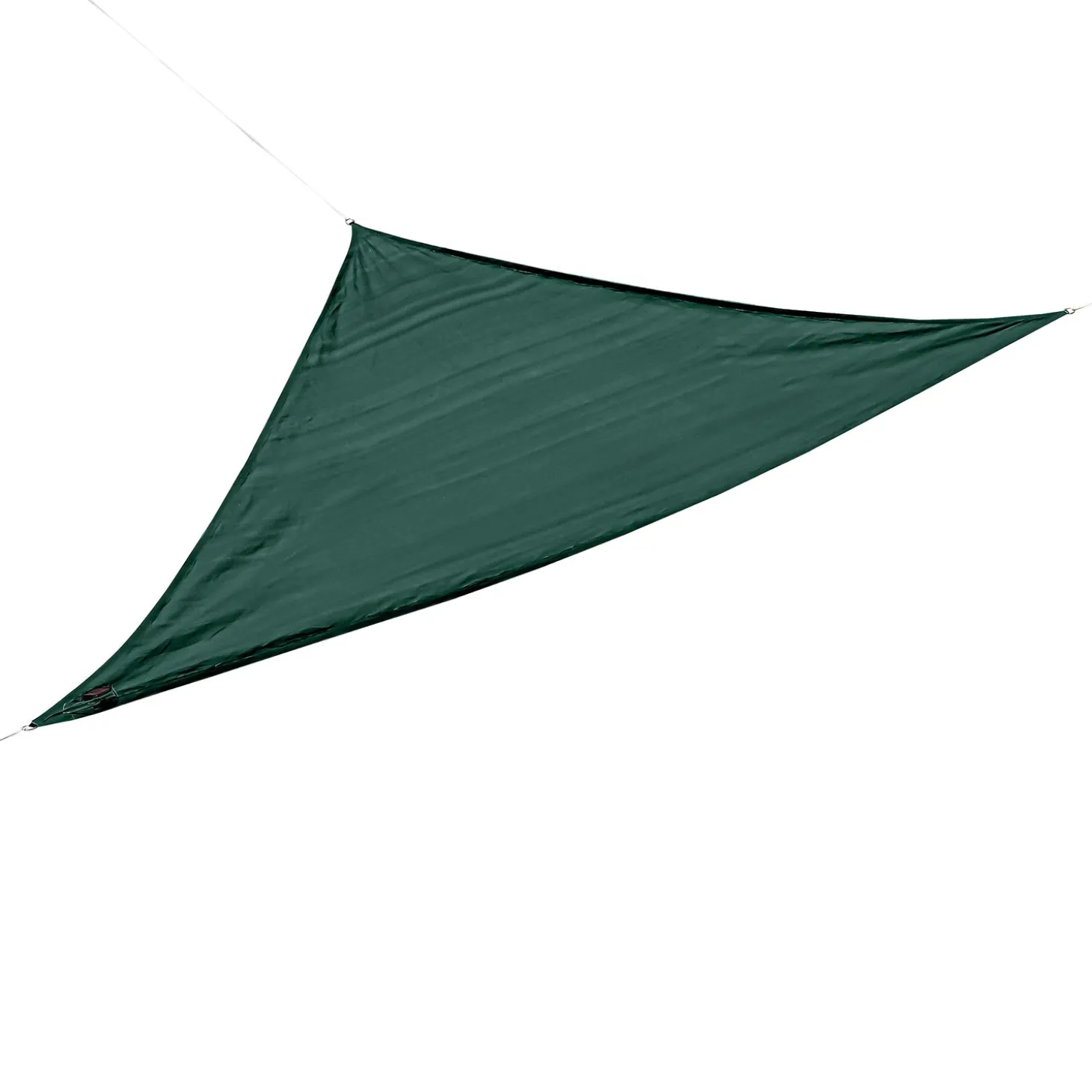 Shades & Umbrellas>Plow & Hearth 16.5' x 8' LED Triangle Solar Sail, Large